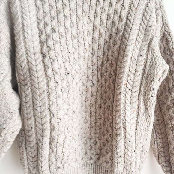 Aran Crafts Ireland Merino Wool Pullover Sweater M - Picture 3 of 6